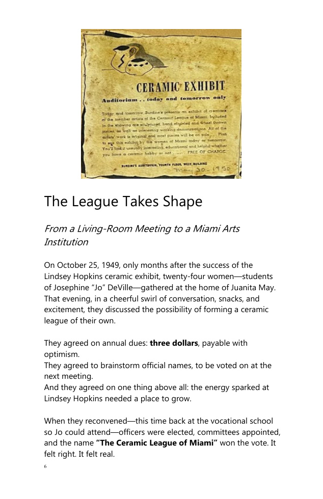 Early Beginnings page 6