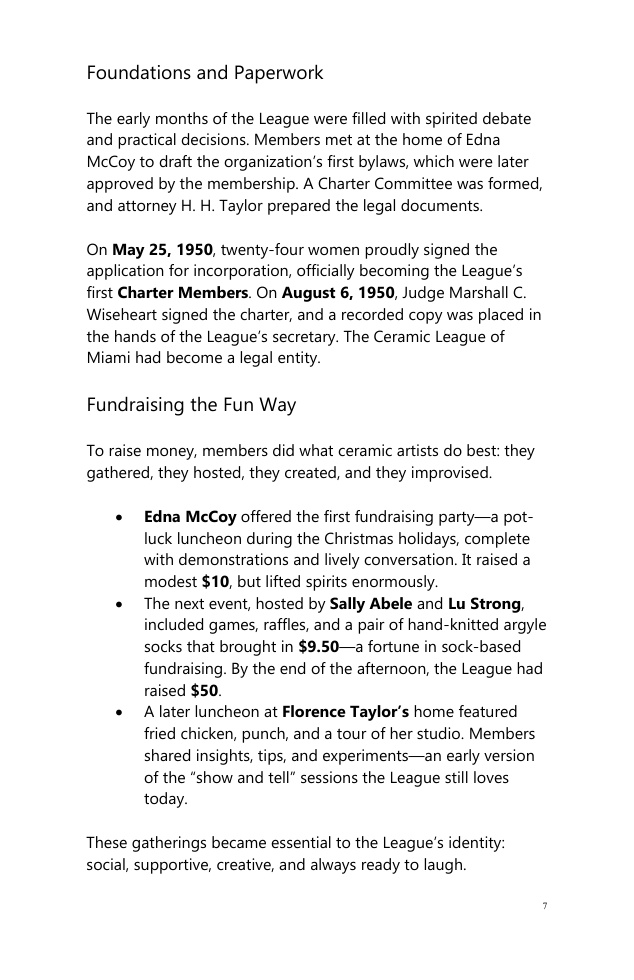 Early Beginnings page 7