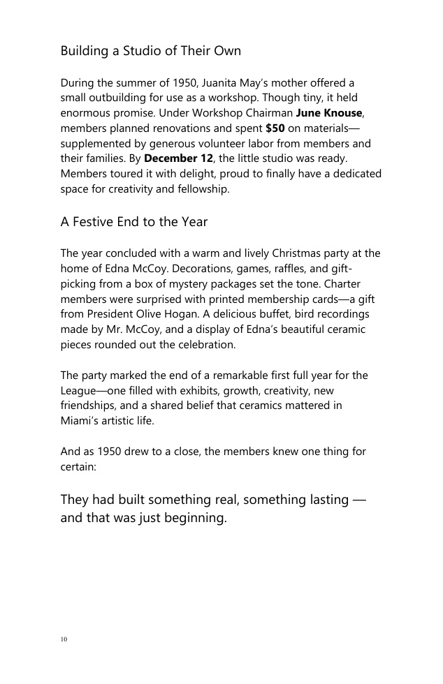 Early Beginnings page 10